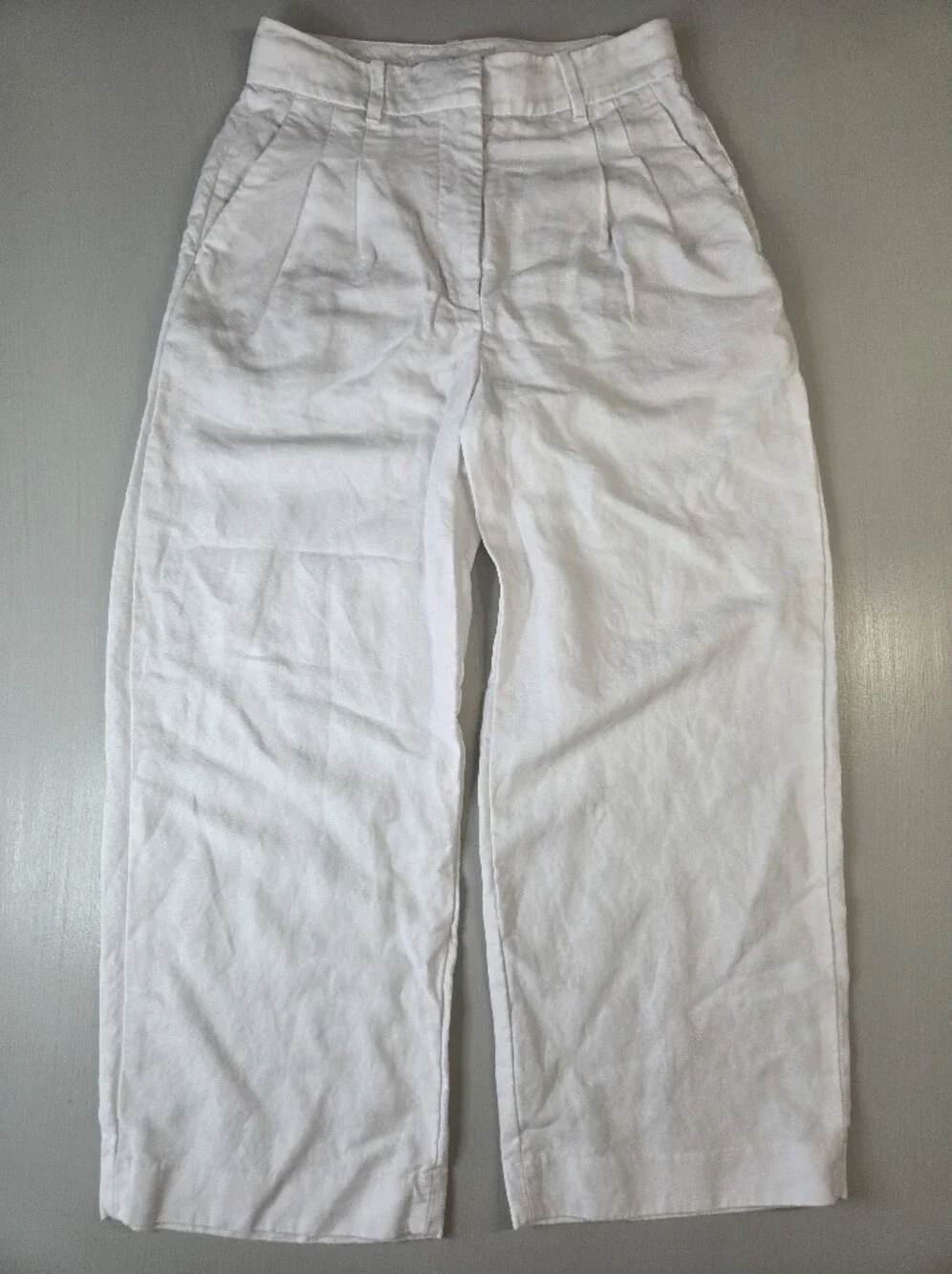 Aritzia The Effortless Pant Cropped CruiseLinen